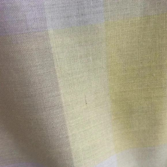 1980S PASTEL PLAID COTTON Vintage DRESS - Picture 7 of 8